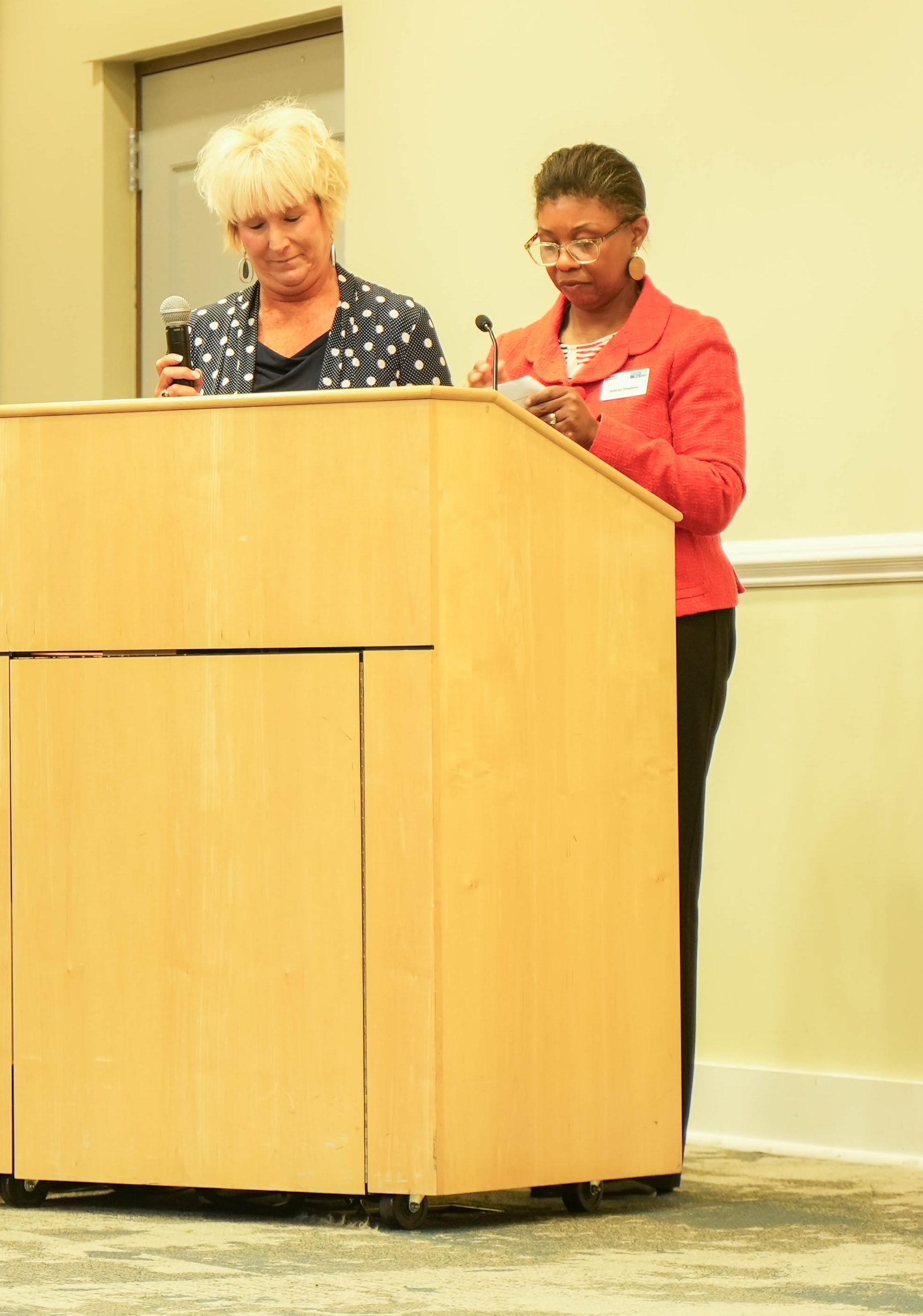 Andrea Stephens and Maureen Moore