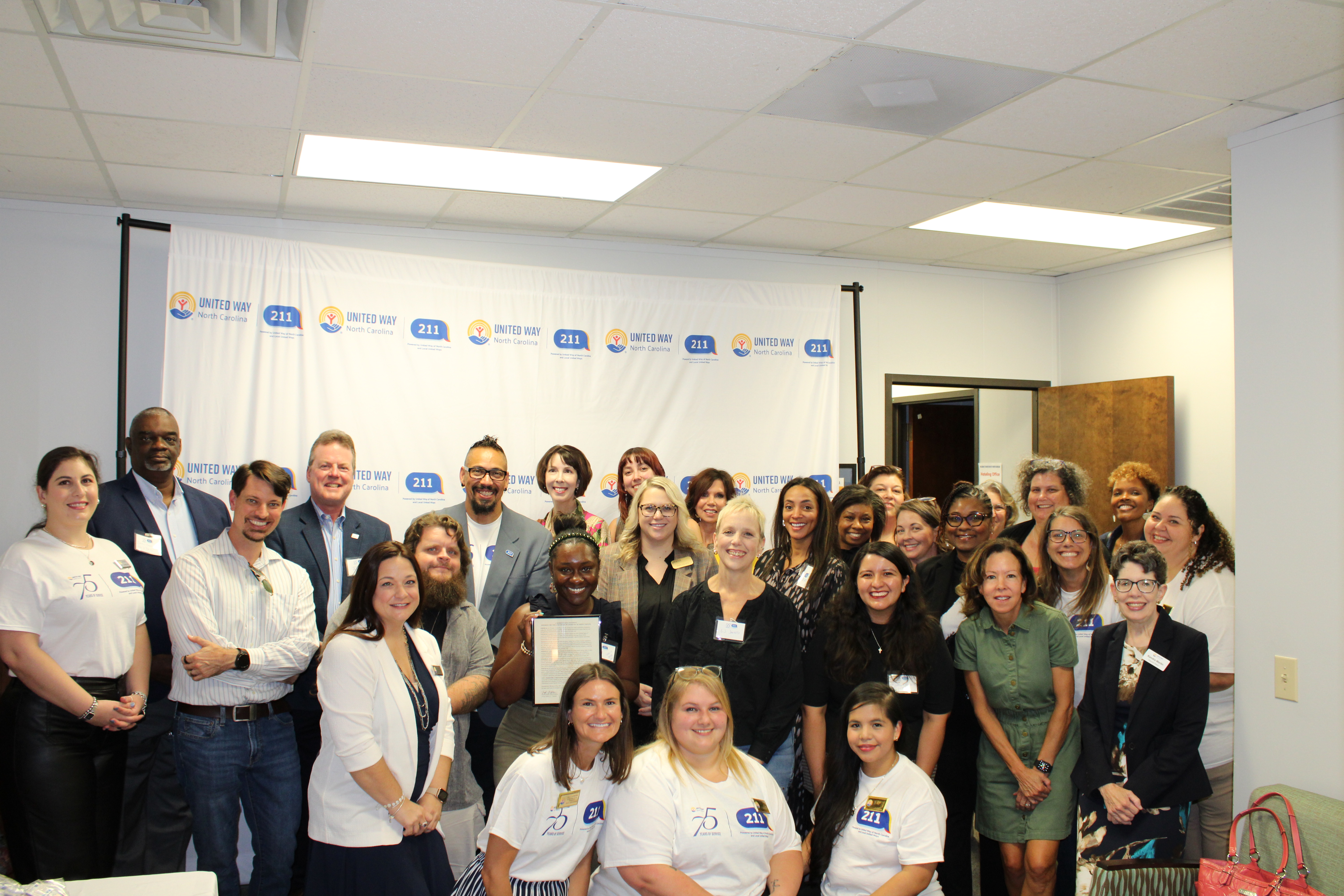 Group picture at the UWNC 75th Anniversary Celebration