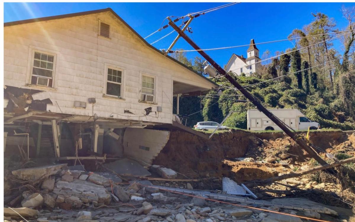Destruction from Helene
