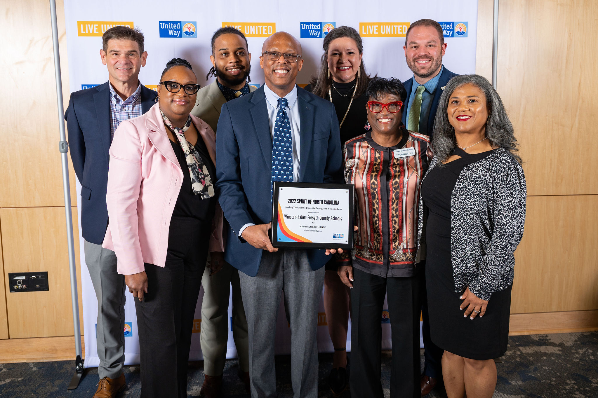Winston salem forsyth county schools accepting award