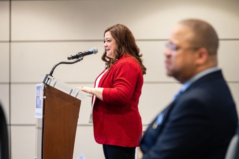 Brittany Pruitt Fletcher speaking